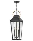 Product photo of the Dawson LED Hanging Lantern in Black ( SKU# 17502BK )
