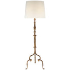 Product photo of the Madeleine One Light Floor Lamp in Gilded Iron ( SKU# SK 1505GI-L )