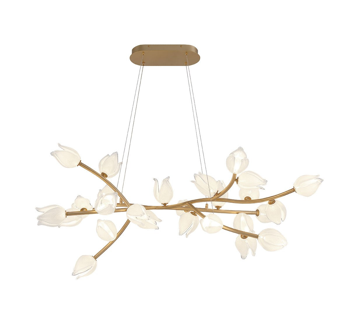 Product photo of the Belluno LED Chandelier in Champagne Gold ( SKU# 10115-03 )