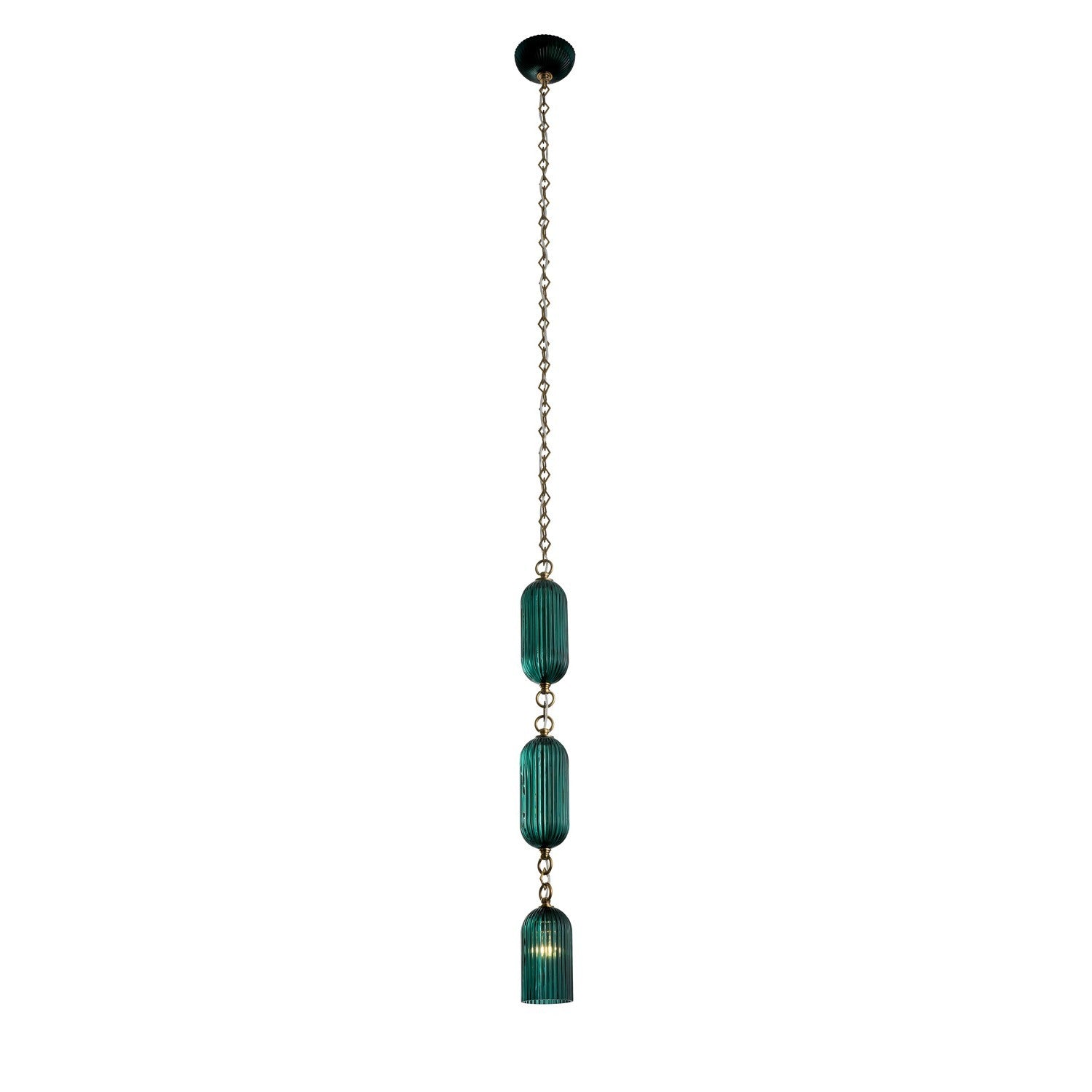 Product photo of the Verde One Light Mini Pendant in Satin Brass ( SKU# 519611STB )