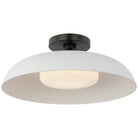 Product photo of the Cyrus LED Flush Mount in Bronze and White ( SKU# AL 4040BZ/WHT-WG )