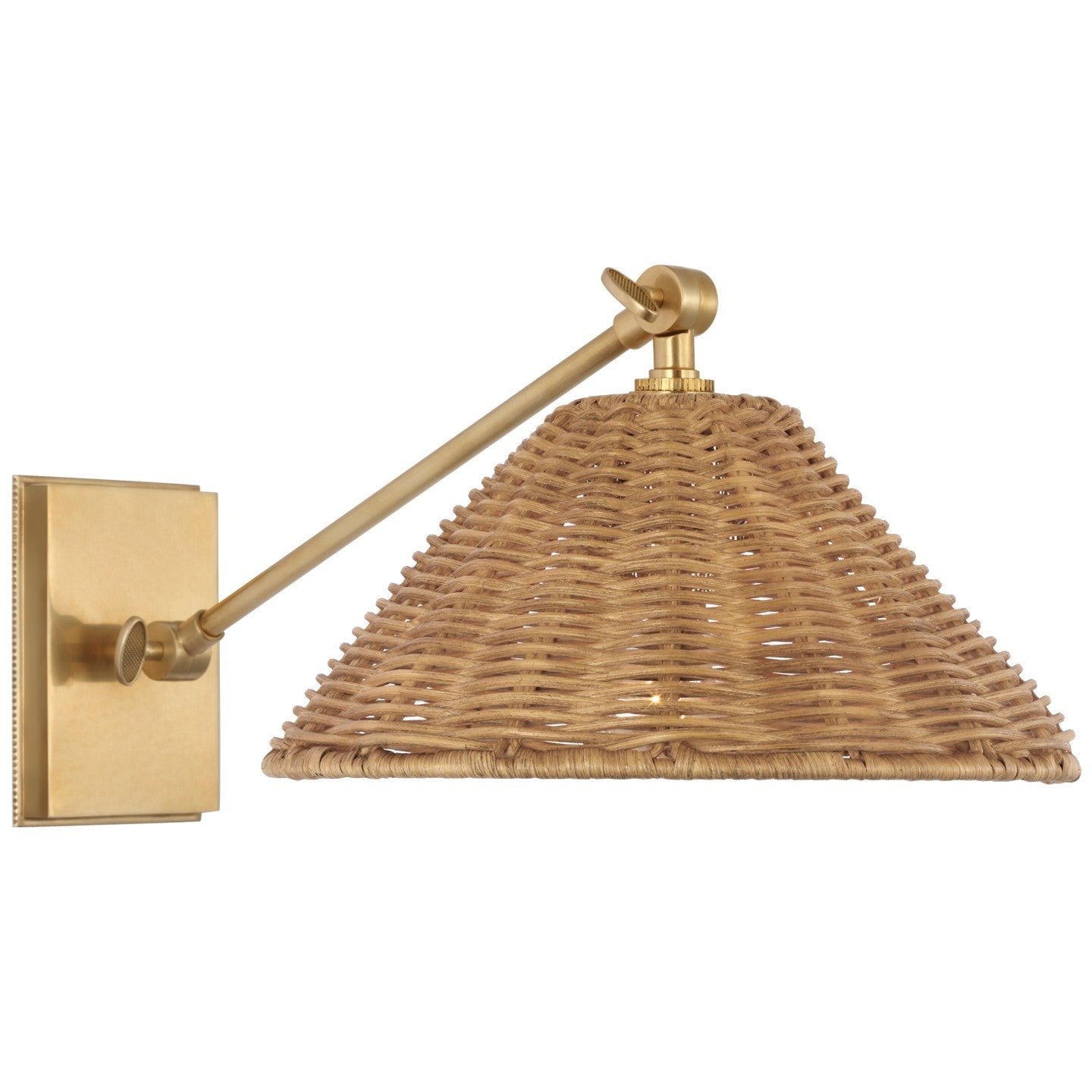 Product photo of the Wimberley LED Wall Sconce in Soft Brass ( SKU# MF 2200SB-NTW )
