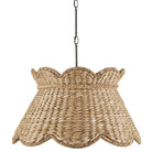 Product photo of the Annabelle One Light Pendant in Natural/Molé Black ( SKU# 9000-1115 )