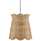 Product photo of the Annabelle One Light Pendant in Natural/Molé Black ( SKU# 9000-1116 )