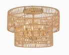 Product photo of the Bungalow Heaven Five Light Flush Mount in Soft Brass ( SKU# 5043-695 )