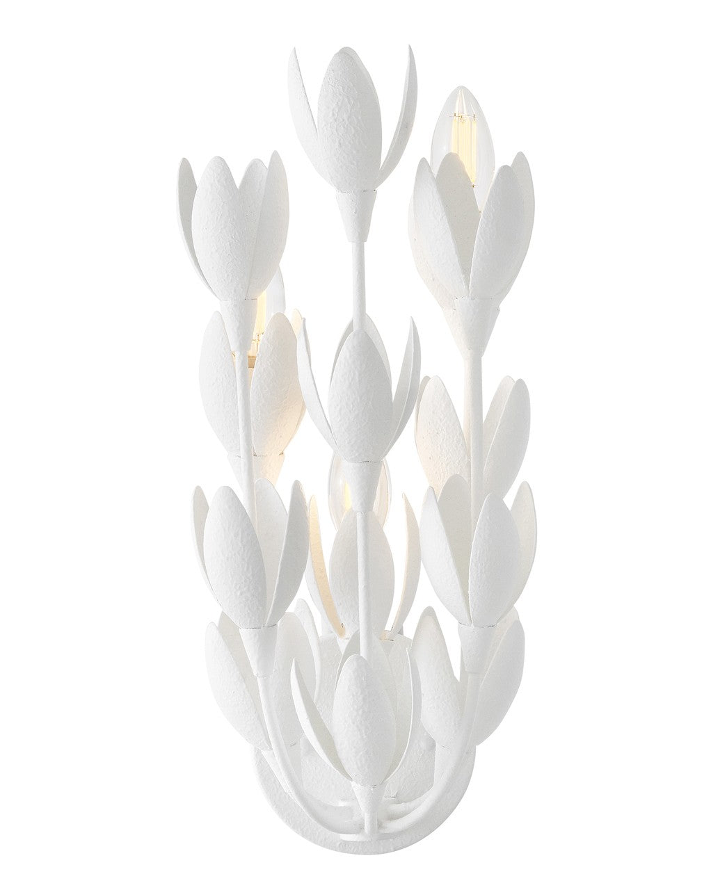 Product photo of the Flora LED Wall Sconce in Textured Plaster ( SKU# 30010TXP )