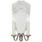 Product photo of the Adelaide LED Wall Sconce in Mirror and Butler's Silver ( SKU# RL 2775MIR/BS )