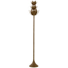 Product photo of the Alberto LED Torchiere in Antique Bronze Leaf ( SKU# JN 1003ABL )