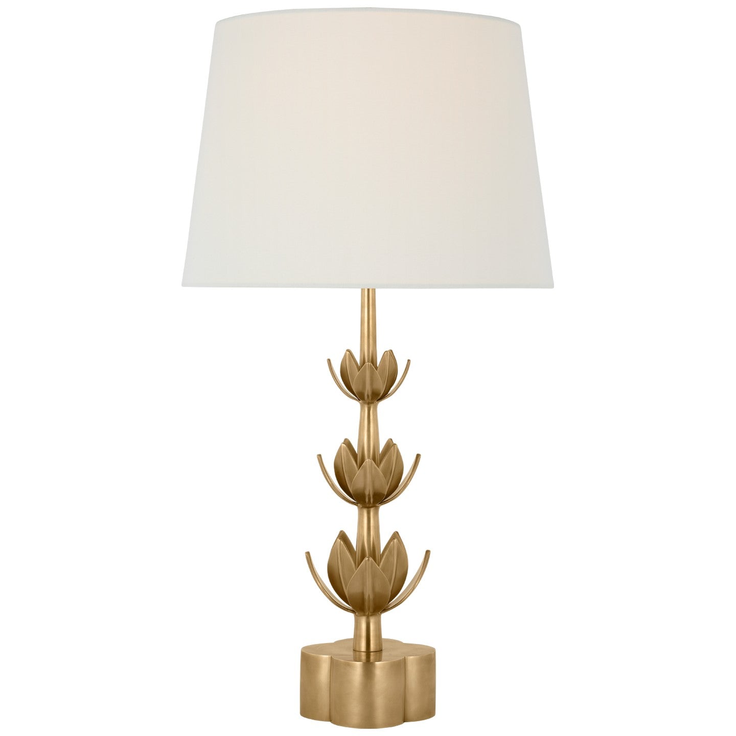 Product photo of the Alberto One Light Table Lamp in Antique-Burnished Brass ( SKU# JN 3003AB-L )