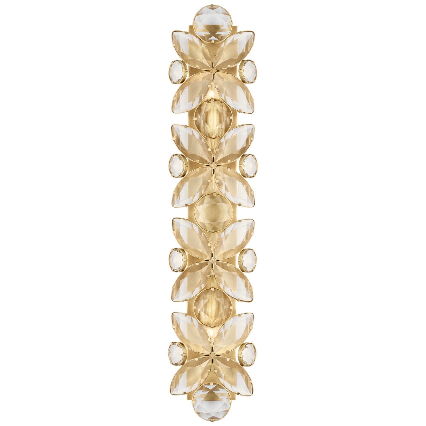 Product photo of the Lloyd LED Wall Sconce in Soft Brass ( SKU# KS 2019SB-CG )