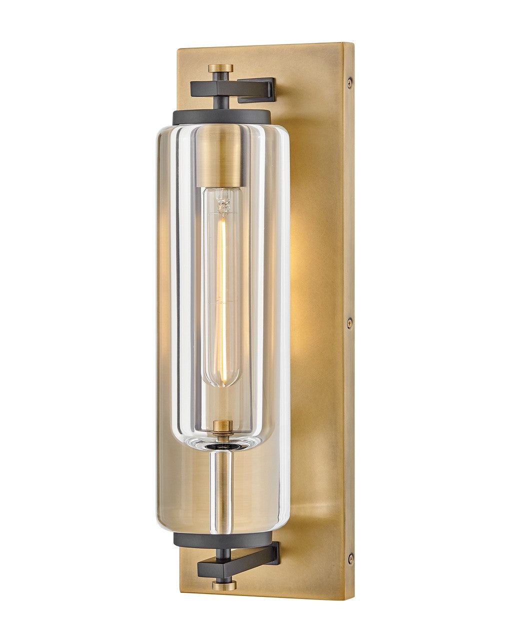 Product photo of the Lourde LED Wall Mount in Heritage Brass ( SKU# 28920HB-LL )