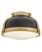 Product photo of the Barton LED Flush Mount in Black ( SKU# 46351BK-LCB )
