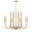 Product photo of the Oakhurst 16 Light Chandelier in Antique Gold ( SKU# 1-2296-16-262 )