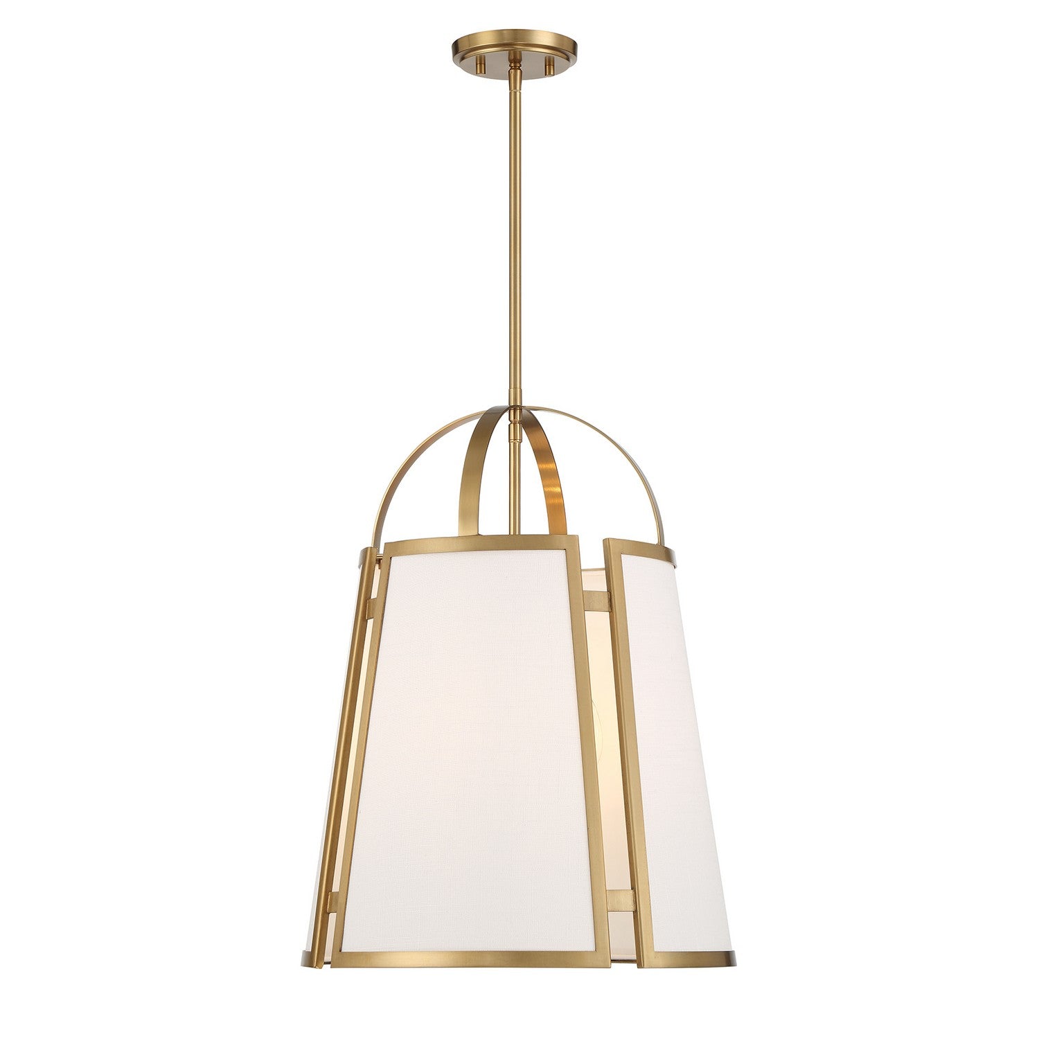 Product photo of the Chartwell Four Light Pendant in Warm Brass ( SKU# 7-6304-4-322 )