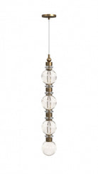 Product photo of the Avra LED Pendant in Aged Brass ( SKU# HF7904-AB )