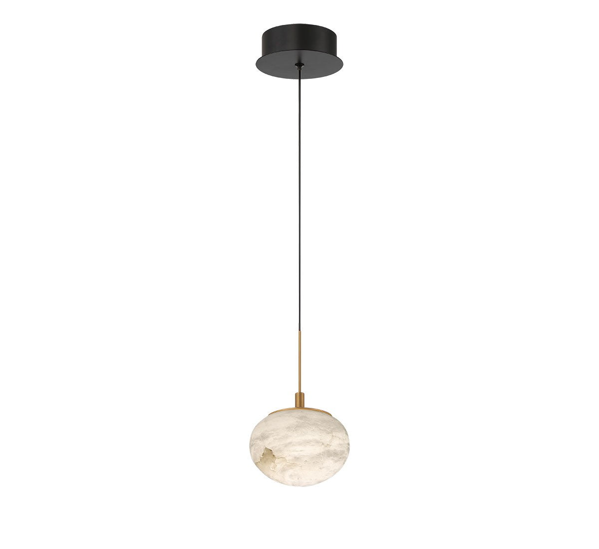 Product photo of the Calcolo LED Pendant in Matte black ( SKU# 12119-02 )