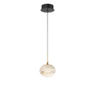Product photo of the Calcolo LED Pendant in Matte black ( SKU# 12119-02 )