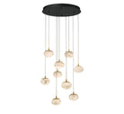 Product photo of the Calcolo LED Chandelier in Matte black ( SKU# 12121-02 )