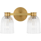 Product photo of the Asalea LED Wall Sconce in Hand-Rubbed Antique Brass ( SKU# ARN 2502HAB-CG )
