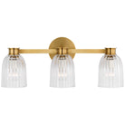 Product photo of the Asalea LED Vanity Light in Hand-Rubbed Antique Brass ( SKU# ARN 2503HAB-CG )