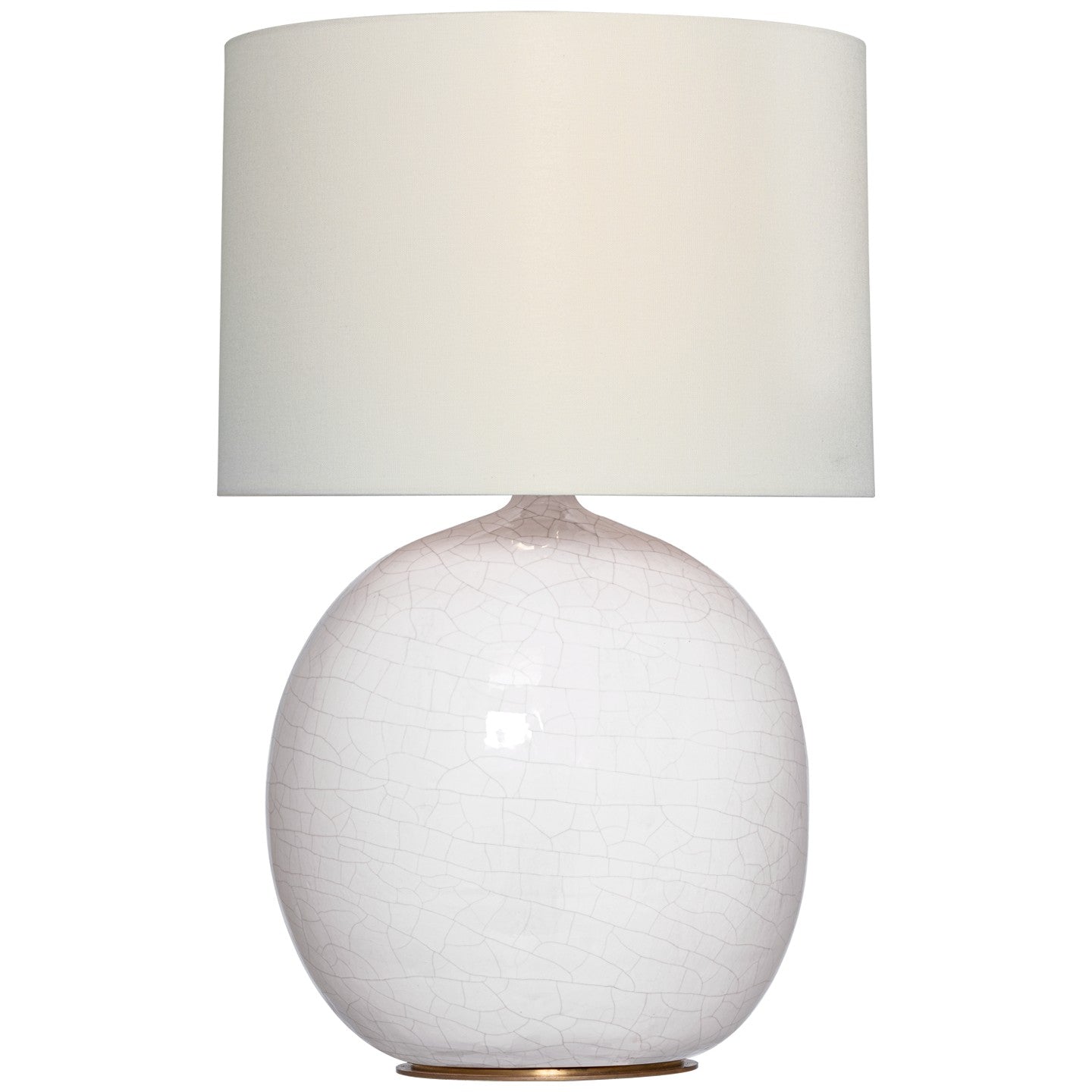 Product photo of the Sao Paulo LED Table Lamp in Crackled Ivory ( SKU# TOB 3694CIV-L )
