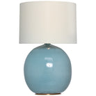 Product photo of the Sao Paulo LED Table Lamp in Crackled Robin ( SKU# TOB 3694CRN-L )
