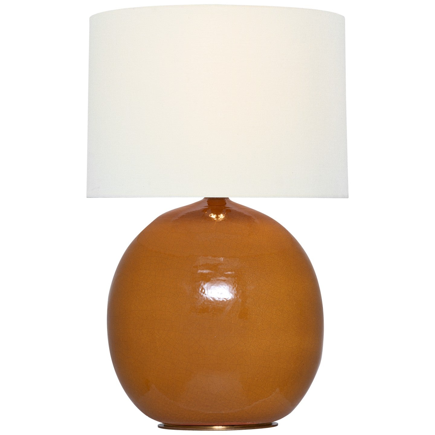 Product photo of the Sao Paulo LED Table Lamp in Crackled Sienna ( SKU# TOB 3694CSA-L )