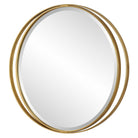 Product photo of the Rhodes Mirror in Antiqued Gold Leaf ( SKU# 09991 )