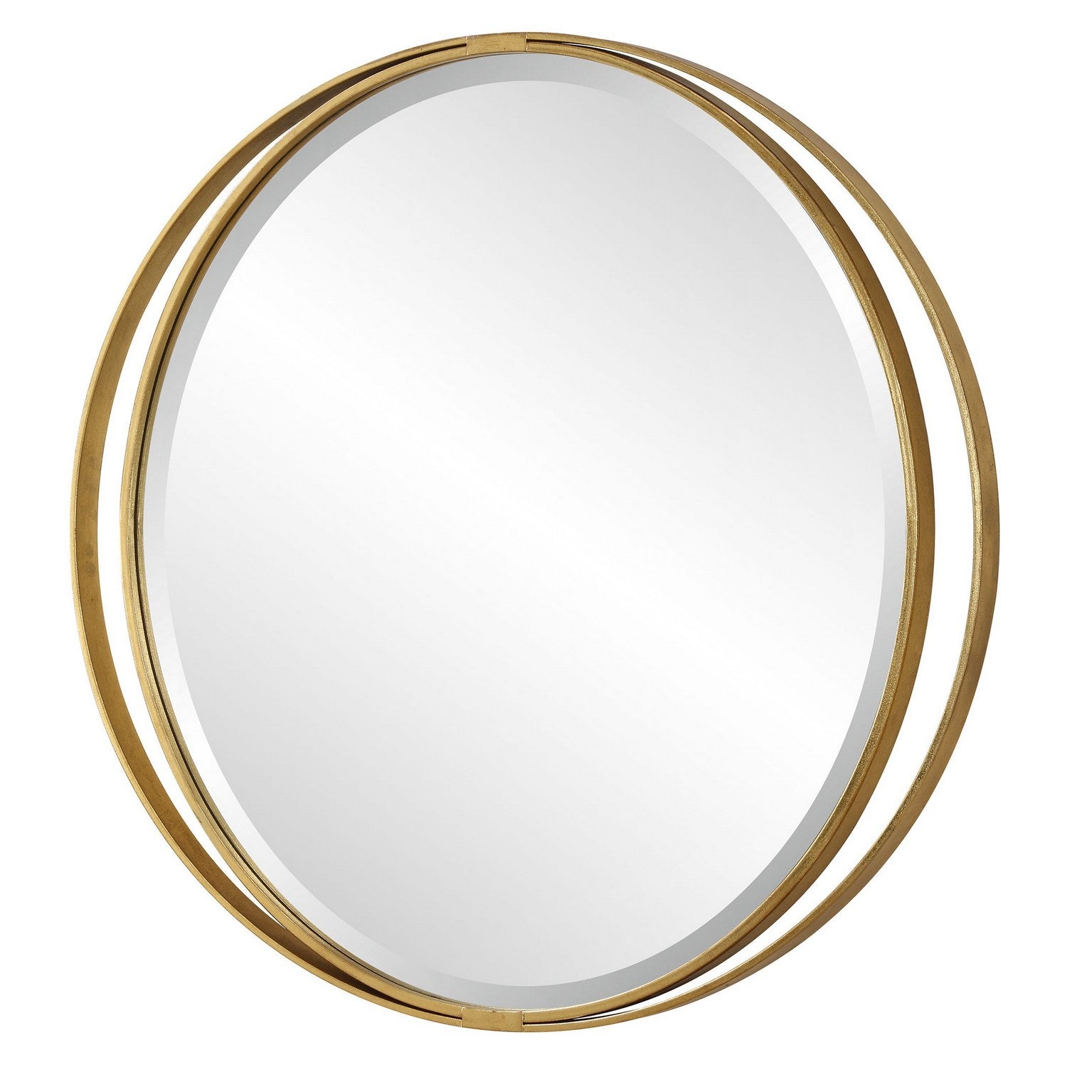 Product photo of the Rhodes Mirror in Antiqued Gold Leaf ( SKU# 09991 )