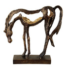 Product photo of the Openly Grazing Sculpture in Antiqued Bronze ( SKU# 18141 )