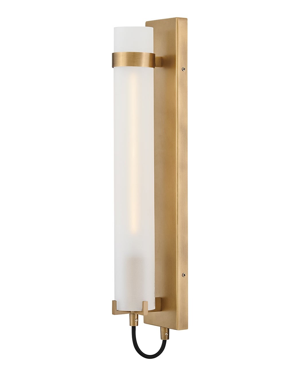 Product photo of the Ryden LED Wall Sconce in Heritage Brass ( SKU# 37852HB-WH )