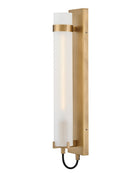 Product photo of the Ryden LED Wall Sconce in Heritage Brass ( SKU# 37852HB-WH )