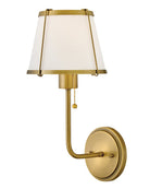 Product photo of the Clarke LED Wall Sconce in Lacquered Dark Brass ( SKU# 4890LDB-OW )