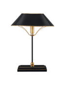 One Light Table Lamp in Black / Antique Gold ( SKU# 6000-0982 )