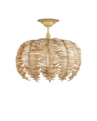Product photo of the Tiptur LED Semi-Flush Mount in Natural/Coco Cream ( SKU# 9000-1258 )