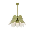 Product photo of the Flor One Light Pendant in White and Green ( SKU# 517056WG )