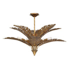 Product photo of the Palmera Ten Light Chandelier in Gold Vein ( SKU# 1-3066-10-274 )