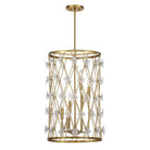 Product photo of the Bailey Six Light Pendant in Warm Brass ( SKU# 3-8412-6-322 )