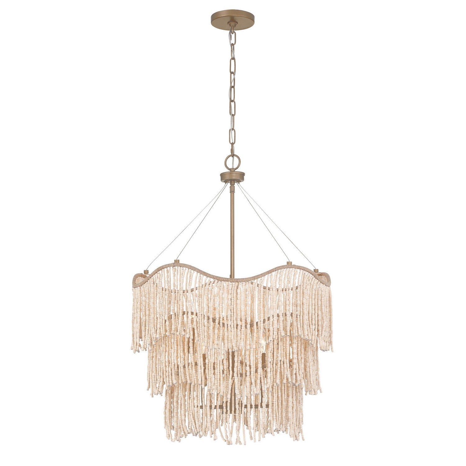 Product photo of the Melia Six Light Pendant in Cypress ( SKU# 7-7520-6-17 )