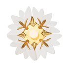 Product photo of the BLOOM One Light Wall Sconce in Oxidized Gold Leaf ( SKU# 525621OL )