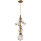 Product photo of the Avra LED Pendant in Aged Brass ( SKU# HF7900-AB )