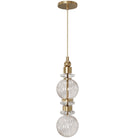 Product photo of the Avra LED Pendant in Aged Brass ( SKU# HF7902-AB )