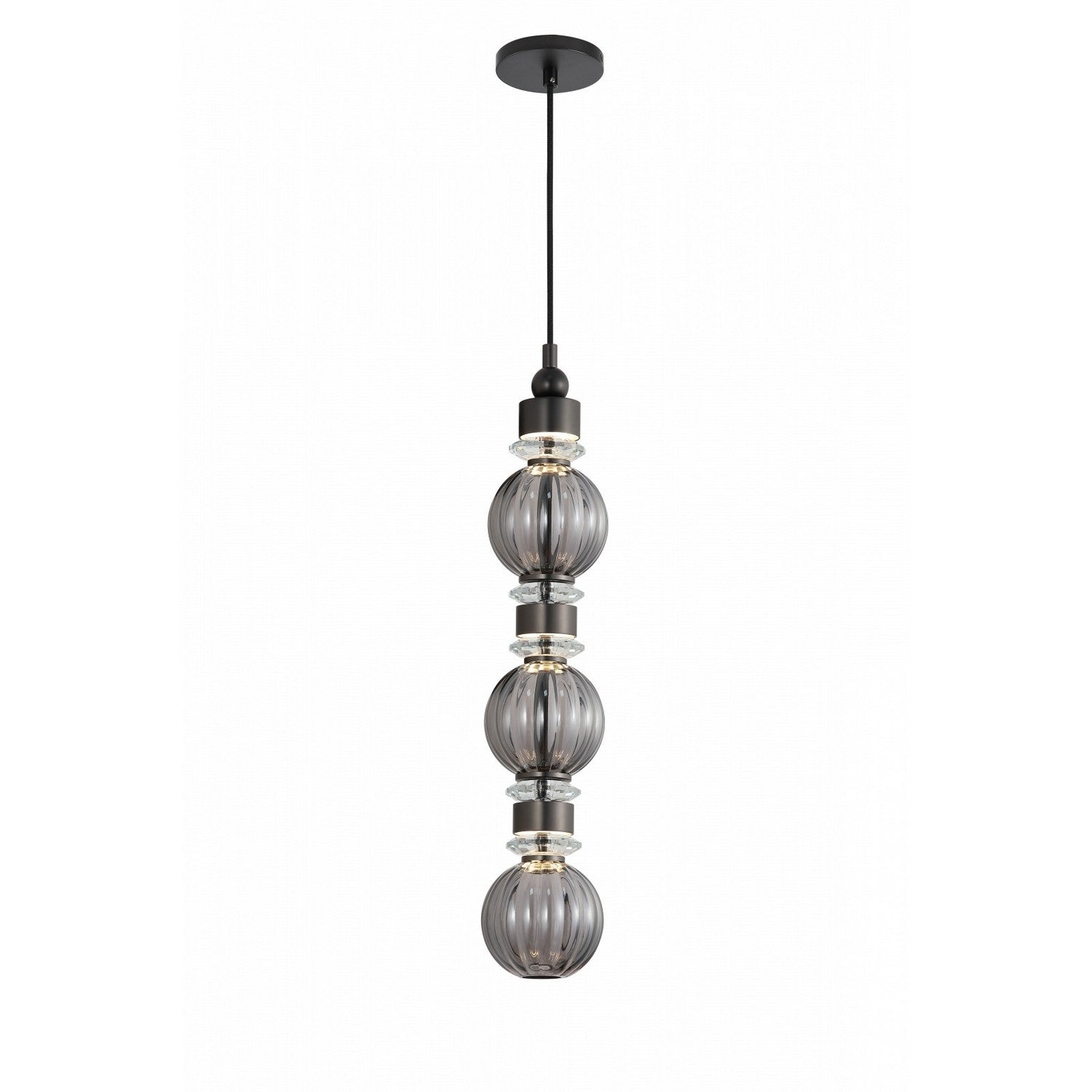 Product photo of the Avra LED Pendant in Black ( SKU# HF7903-BK )
