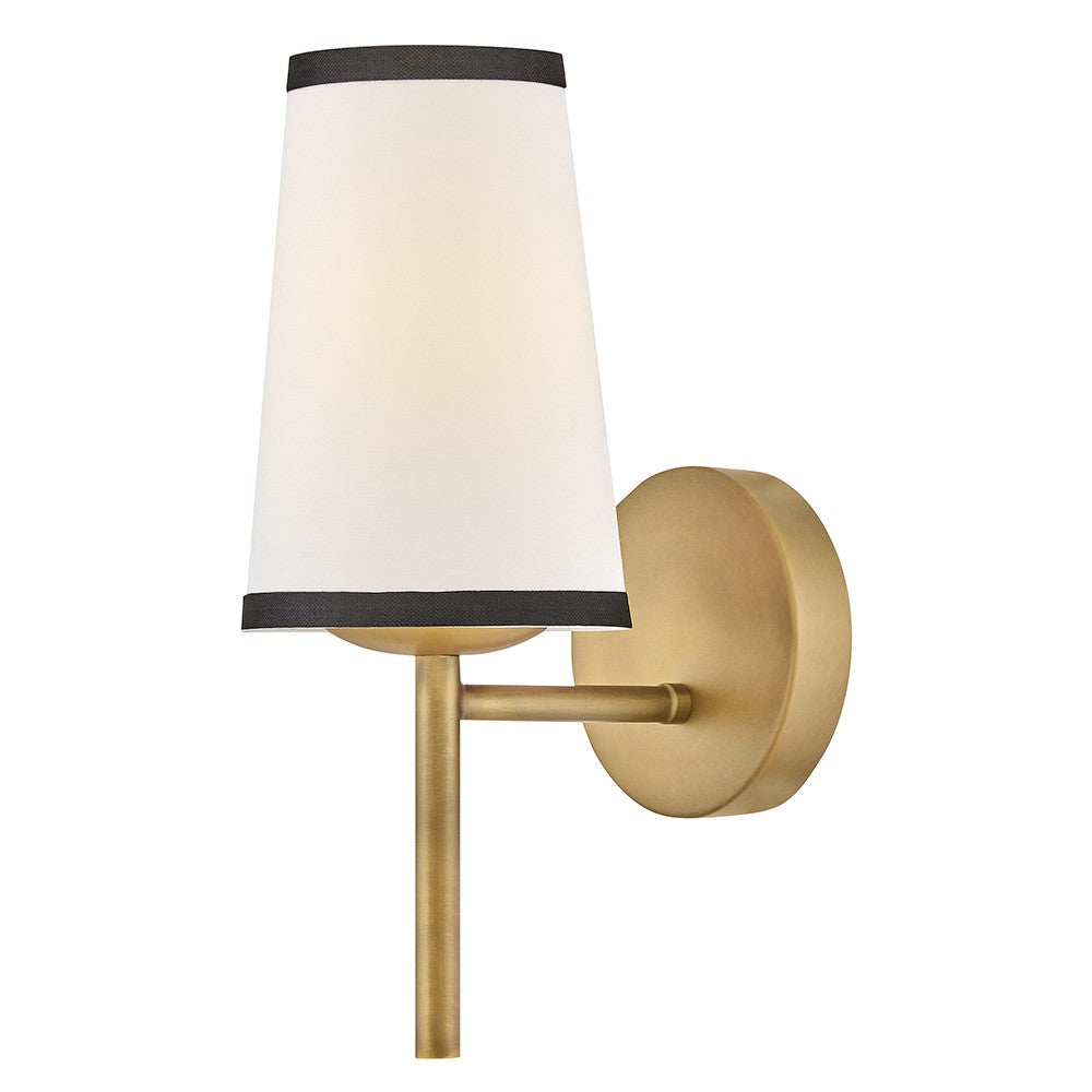 Product photo of the Sonia LED Wall Sconce in Lacquered Brass ( SKU# 57050LCB-OW )