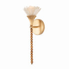 Product photo of the FLORA One Light Wall Sconce in Modern Gold ( SKU# 525322MG )