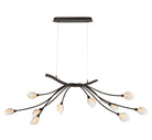 Product photo of the Modena LED Chandelier in Black With Gold Accent ( SKU# 12234-043 )