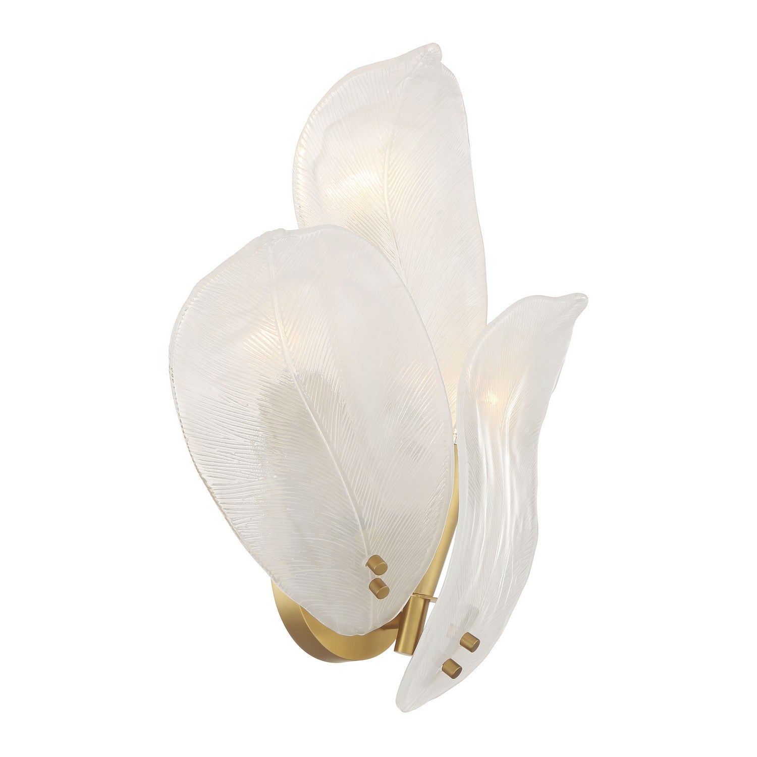 Product photo of the Orchid Three Light Wall Sconce in Legacy Brass ( SKU# N2213-732 )