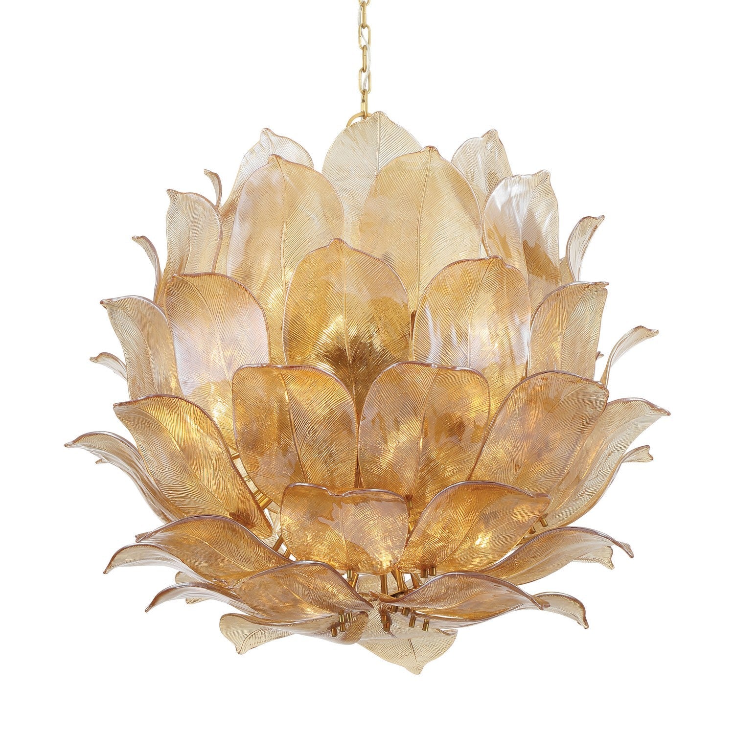 Product photo of the Orchid 24 Light Pendant in Legacy Brass ( SKU# N2219-A-732 )