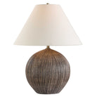 Product photo of the Sayre One Light Table Lamp in Rubbed Dark Brown ( SKU# 30492 )