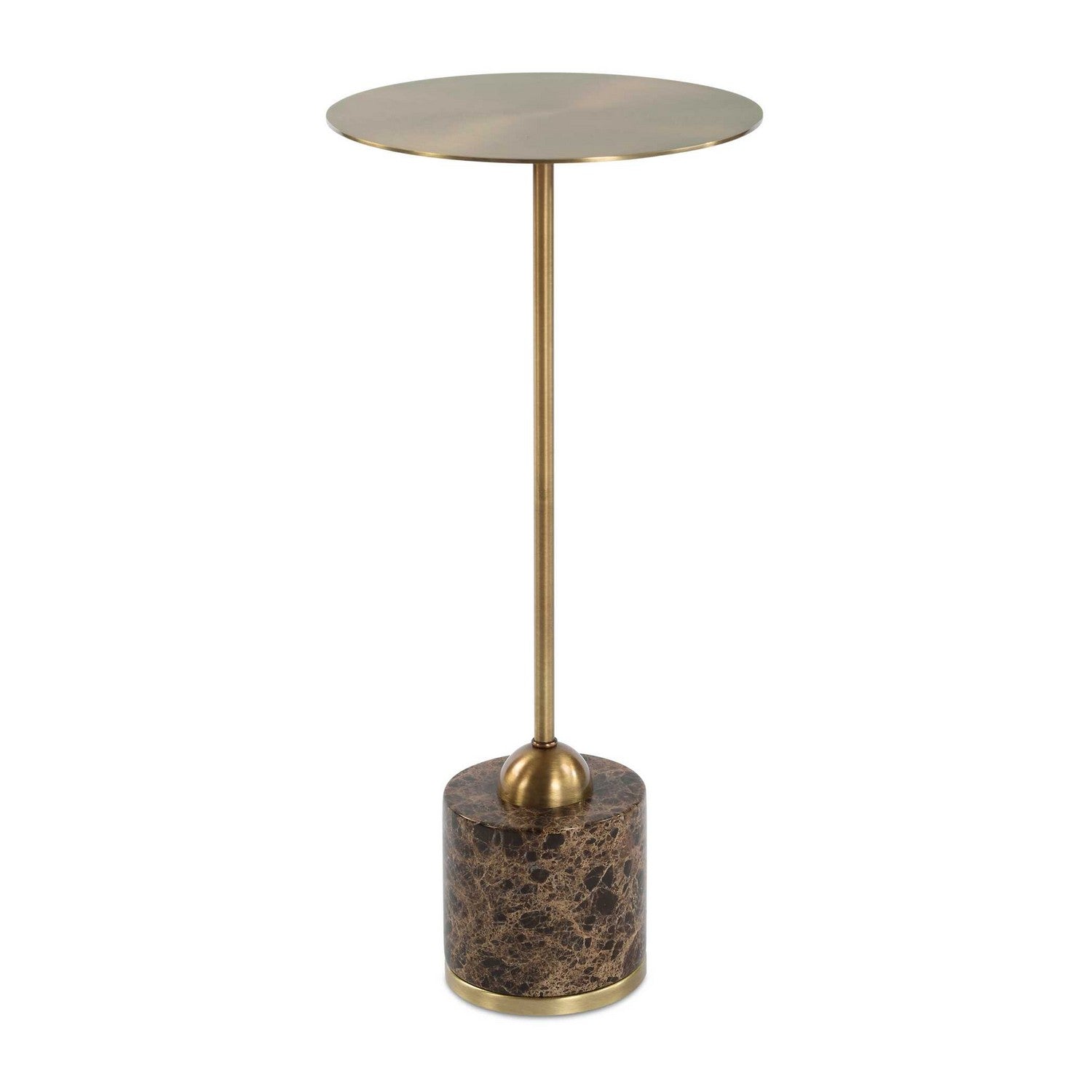 Product photo of the Verlin Drink Table in Brushed Brass ( SKU# 50185 )